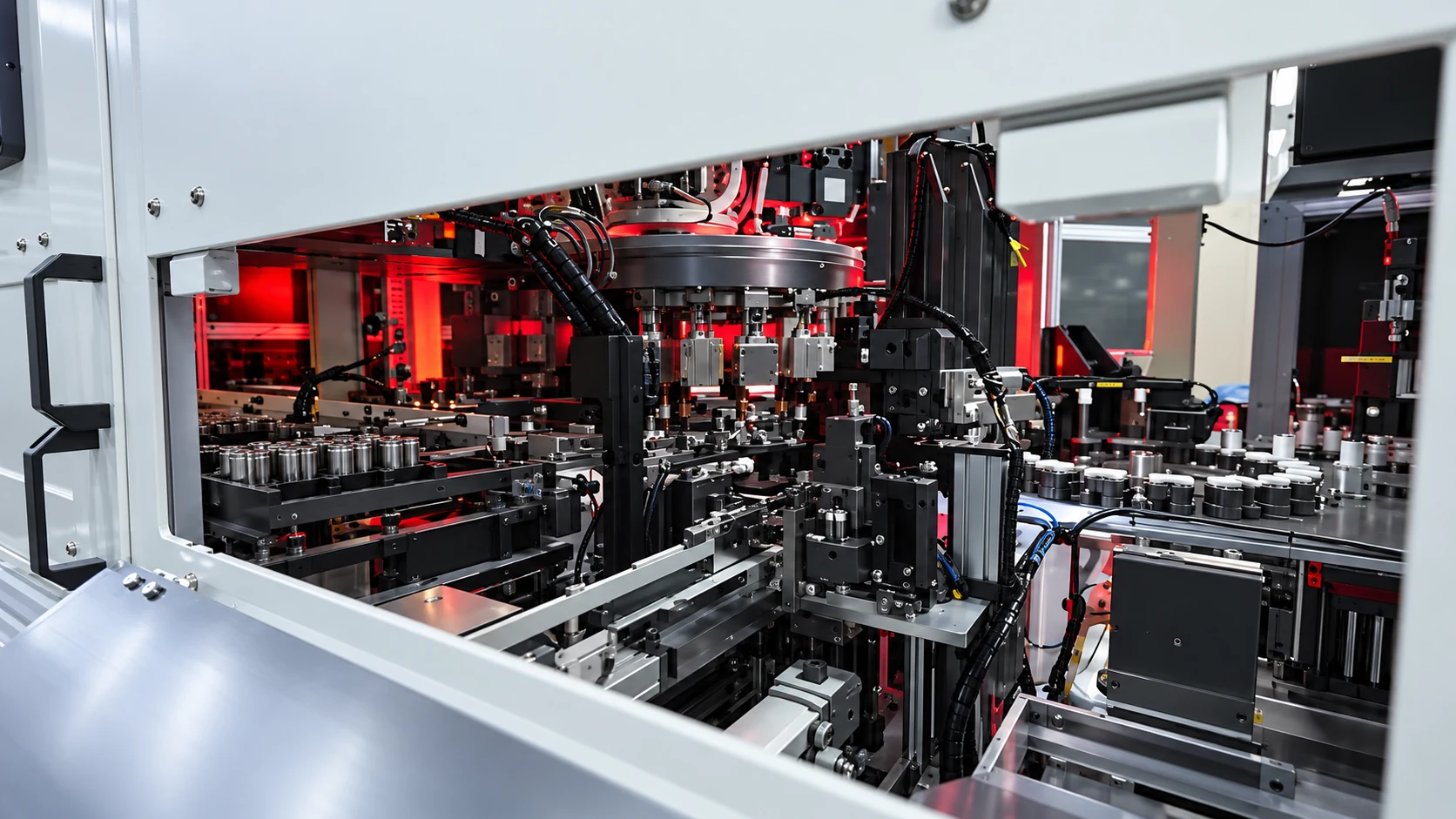AI-generated battery production equipment illustration 2